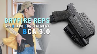 Dryfire Reps with Bravo Concealment BCA 30 OWB [upl. by Rogozen]