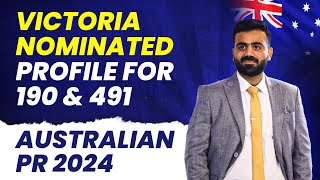 Latest Victoria Nominated Profile for 491 amp 190 Visa  Latest Australian Immigration news 2024 [upl. by Dettmer]