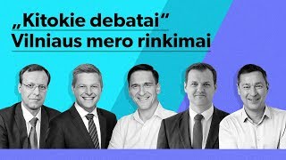 „Kitokie debatai“ Vilniaus mero rinkimai [upl. by Dercy]