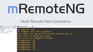 mRemote ssh tool [upl. by Orlantha335]