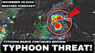 NOVEMBER 052024 AFFECTED AREAS TYPHOON MARCE TRACK AND INTENSITY LANDFALL SCENARIO [upl. by Mikaela]