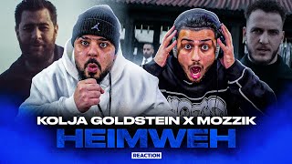 DIESE KOMBINATION IST ZU KRASS 🤯 KOLJA GOLDSTEIN x MOZZIK  HEIMWEH  Reaction [upl. by Merrick]