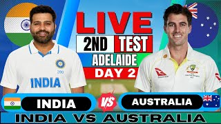 LIVE India vs Australia 2nd Test  IND vs AUS Live Match Today  Live Cricket IND vs AUS BGT 2024 [upl. by Wayne]