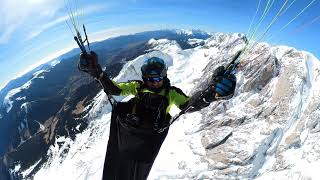 Parapendio XC dal Farno al Cimon della Bagozza [upl. by Ruella]