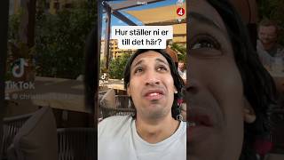 Byta blöja på restaurang 🤯 komedi svenskhumor nyheter [upl. by Harias]