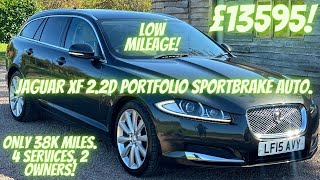 Jaguar XF 22d Portfolio Sportbrake Auto LOW MILEAGE [upl. by Bower]