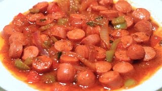 Salchichas Guisadas ∘ Stewed Hotdogs ∘ Ep 96 [upl. by Sonia967]