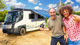 Fully Solar Powered RV  Never Pay For Fuel Again ft Redfoo [upl. by Aerdna]