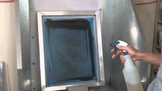 How To Screenprint Tips For Cleaning Ink Off Screens [upl. by Ellenrahc]