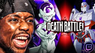 FRIEZA VS MEGATRON DEATH BATTLE  Reaction [upl. by North]