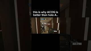 holo A is better than ACOG sight [upl. by Nekciv889]