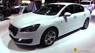 2015 Peugeot 508 HYbrid4 20L HDi  Exterior and Interior Walkaround  2014 Paris Auto show [upl. by Lupee42]