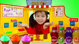 Jannie Pretend Play BAKING with Snack Shop Toy Set [upl. by Isa]