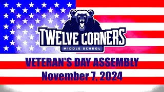 TCMS Veterans Day Assembly 2024 [upl. by Clemmy]