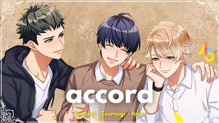 『A3 』accord – Tasuku Tsumugi Itaru  Link Skill SameAge Group  Team Donendai Song [upl. by Nwahsyt]