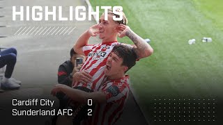 Opening Day Delight  Cardiff City 0  2 Sunderland AFC  EFL Championship Highlights [upl. by Eiclehc571]