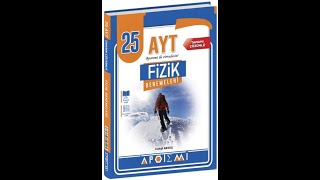 Apotemi Yayınları AYT Fizik 25 li Deneme [upl. by Rima476]