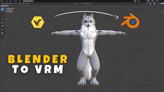 How To Import a vroid VRM File Into Blender  Quick Tutorial [upl. by Aneri535]