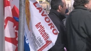 Gesip accordo ComuneRegione al via la cassa integrazione [upl. by Eldon]