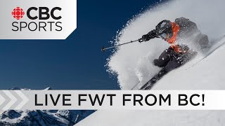 Freeride World Tour from Kicking Horse Golden BC  Ski amp Snowboard  Feb 2 Live  CBC Sports [upl. by Thibault]