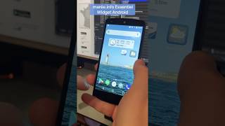 maréeinfo Essentiel  widget Android  Horloge des marées [upl. by Mauchi791]