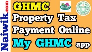 GHMC Property Tax Payment online from your Android phone  My GHMC app [upl. by Yekram]