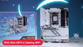 ASUS ROG Strix X870A Gaming WiFi Motherboard powerful motherboard AMD 9000 Series X870A AMD [upl. by Illyes]