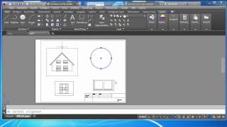 AutoCad 2016 Haus Ansicht und Details Teil 4 verschiedene Maßstäbe [upl. by Amoeji248]