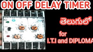 on off delay timer and working [upl. by Garald184]