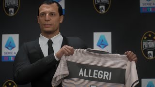 MASSIMILIANO ALLEGRI FACE FIFA 22 MODO CARRERA CAREER MODE [upl. by Kara-Lynn]