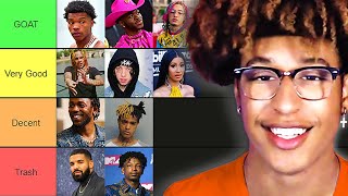 The Most Accurate Rapper Tier List of All Time Ft YourTruCaptain [upl. by Marco]