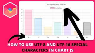 How to Use UTF8 and UTF16 Special Characters in Chart JS [upl. by Nica]