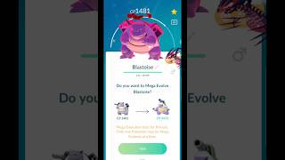 Evolving✨Dynamax Blastoise into✨Mega Blastoise in pokemongo [upl. by Alveta]