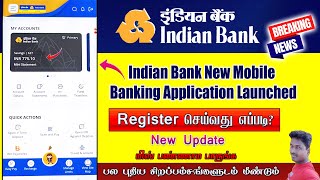 Indian Bank New Update New Mobile Banking Application Launched reviews in Tamil Tech and Technics [upl. by Kelli277]