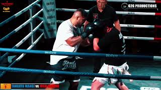 THE FOUNDRY amp GLOZIER BOXING BARBER BASH 2  TANGATA MANGI vs JOSH MARTIN Boxing Fight [upl. by Etat786]