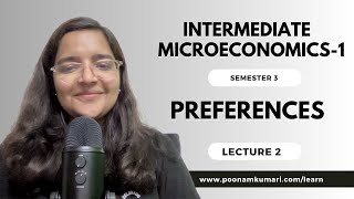 Lecture 2  Intermediate Microeconomics1  Preferences Completeness Transitivity Monotonicity [upl. by Llerud]