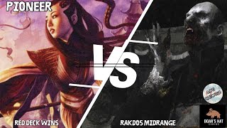 Red Deck Wins VS Rakdos Midrange MTG Pioneer [upl. by Asaert]