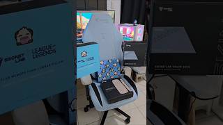 Secretlab Titan Evo 💙 secretlab gaming pc gamingchair pcunboxing fyp blue pcgamingpcsetup [upl. by Aihsercal]