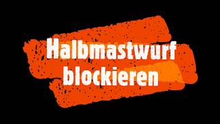 Halbmastwurf blockieren [upl. by Durante]