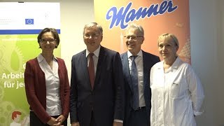 Sozialminister zu Besuch im MannerWerk in Wolkersdorf [upl. by Llehsam148]