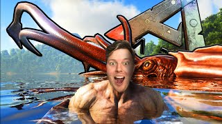 Taming The Giant Squid  Tusoteuthis  ARK Survival Evolved [upl. by Phyllis990]