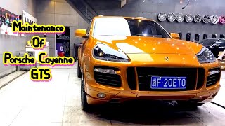 Mechanic Diary  Brake System Maintenance And Interior amp Exterior Cleaning For Porsche Cayenne GTS [upl. by Laddy]