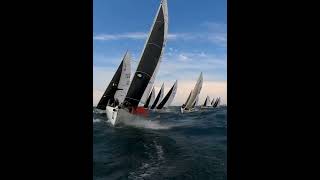 R9 first windward mark rounding J80 2024 North American championship [upl. by Yrkcaz]