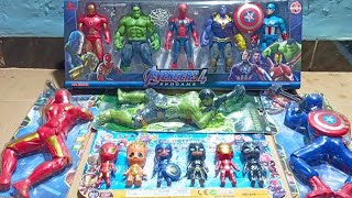 AVENGERS TOYSAction FiguresUnboxingCheap PriceIronman Hulk Thor SpidermanToys [upl. by Valerle]