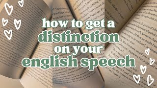 how to get a distinction on english GCSE speaking exam  public speaking advice [upl. by Alien]