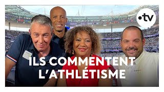 Athlétisme  la finale du 100m hommes avec nos commentateurs [upl. by Notlih]