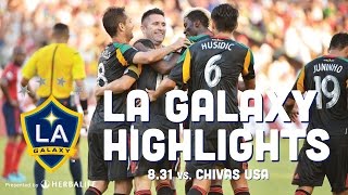 LA Galaxy vs Chivas USA  HIGHLIGHTS [upl. by Onairelav]