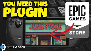 Install Epic Games on Steam Deck with JunkStore Plugin Decky Loader steamdeck epicgamestore [upl. by Norling]