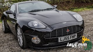 2005 Aston Martin V12 Vanquish S Review  The Last Old School Aston Martin [upl. by Thier]