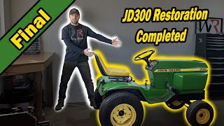 The John Deere 300 Garden Tractor Is Like NEW [upl. by Aerdma841]